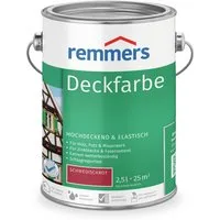 Remmers Wetterschutzfarbe Deckfarbe anthrazitgrau (RAL 7016) 2,5 Liter, für viele Untergründe, hochdeckend, wetterfest