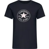 Converse T-Shirt WOMEN'S CONVERSE CRAFTED CHUCK TAYLOR T-SHIRT unifarbenes Design, Kurzarm mit eingesetzten Ärmeln, aus Baumwolle