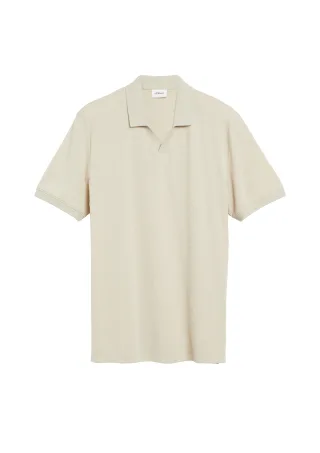 s.Oliver - Polo-Shirt beige - Gr. - L