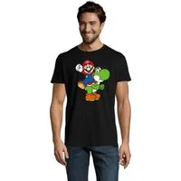 Blondie & Brownie T-Shirt Herren Yoshi & Mario Konsole Super Retro Kosole Luigi