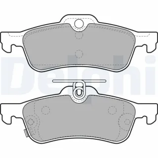 Delphi Bremsbel?ge hinten Daihatsu Charade Honda Civic Toyota Yaris