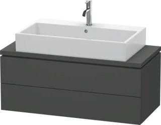 Duravit L-Cube Konsolenwaschtischunterbau wandhängend Graphit Matt 1020x477x400 mm - LC580904949 LC580904949