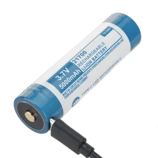 Astrolux® C2150R Type-C Charging Port 21700 Battery 5000mAh 3.7V Rechargeable Li-ion Cell Pointed-top Deep Cycles High D