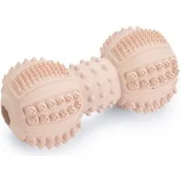 Beeztees Zahnpflege-Spielzeug Hundespielzeug Puppy Dental Hantel rosa