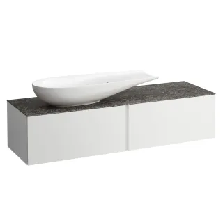 LAUFEN Waschtischunterschrank und Waschtischplatte ALESSI 500x1600x370 H4323440972601