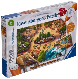 Ravensburger tiptoi Puzzle 00051 - Zoo [2x12 Teile]