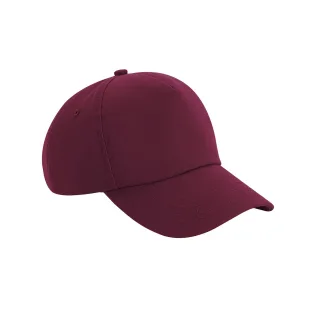 Beechfield - "Authentic" Kappe 5 Segmente für Herren/Damen Unisex (Burgunderrot)
