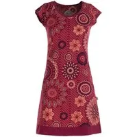 Vishes Tunikakleid Kurzarm Damen Sommer-Kleid Longshirt-Kleid Mini-Kleid Tunika-Kleid Hippie, Boho, Goa Style