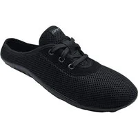 pifit! Slipper "city slip" aus elastischem Meshmaterial, 32800, schwarz Barfußschuh Leichtfüßig. Natürlich. Frei.