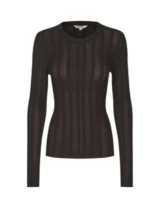mbym - Langarmshirt - Tourbonna-M braun - Gr. - S