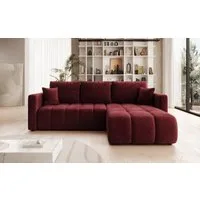 Luxusbetten24 Schlafsofa Designer Sofa Beatrice L in Samt, mit Schlaffunktion und Stauraum