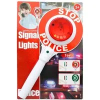 EDUPLAY Lernspielzeug Polizei Kelle mit Licht, Ø 11,5 x 25 cm (0-St)