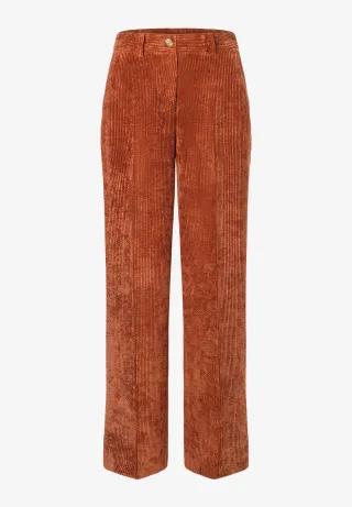 MORE & MORE - Cordhose mit weitem Bein orange - Gr. - 40