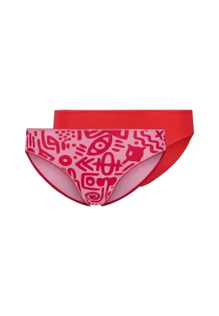 SKINY - Skiny Damen Rio Slip Doppelpack SKINY ADVANTAGE Cotton Stretch kuranyipink selection - Gr. - 36