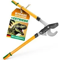 GRÜNTEK Astschere T-REX 765 mm Gartenschere, mit extra Hebelwirkung, ByPass Baumschere mit Doppel-GEAR-DRIVE