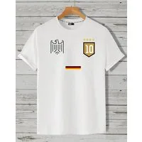 RMK T-Shirt Herren Trikot Fan Fußball Deutschland Europameisterschaft EM 2024 aus Baumwolle