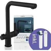 Schütte Spültischarmatur AQUASTAR PRO mit Filtersystem für Trinkwasser, praktische Cold-Start-Funktion