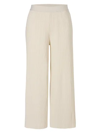 VIA APPIA DUE - Hose knöchellang Plissee beige - Gr. - 50