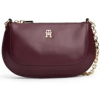 Tommy Hilfiger Umhängetasche TH GLAM MINI CHAIN CROSSOVER, Damen Schultertasche, Abendtasche, Zierkette als Umhängeriemen