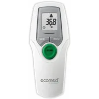 ecomed Infrarot-Fieberthermometer TM-65E, berührungslose Messung: Körper, Umgebung, Flüssigkeit, Oberfläche