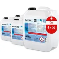 Höfer Chemie GmbH Poolpflege 4x 5 L BAYZID® Algizid Algenverhütung für Pools, Vorbeugend gegen Algenbildung