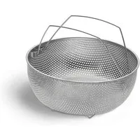 Springlane Dampfgareinsatz aus Edelstahl 21cm ⌀ - für Schnellkochtöpfe & Kochtöpfe