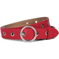 styleBREAKER Ledergürtel Leder Gürtel mit Lochnieten (1-St)