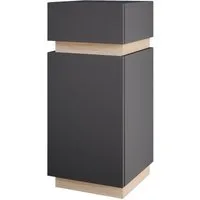 Vicco Midischrank Gloria, Anthrazit/Sonoma, 33 x 75.5 cm mit Tür und Schublade (1-St)