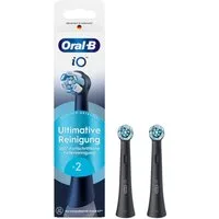Oral-B Aufsteckbürsten iO Ultimative Reinigung, Original Aufsteckbürsten, Schwarz, 2er
