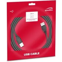 Speedlink Basic USB 2.0 Verlängerungskabel 3m USB-Kabel, (300 cm)