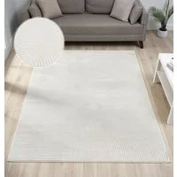 OTTO home Teppich Bentori, Hoch-Tief-Struktur, Scandi, rechteckig, Höhe: 11 mm, Modernes Design mit Boho-Charme, Wohnzimmer, Schlafzimmer