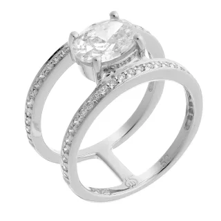 Orphelia Damen-Ring Sterling-Silber 925 – Silber ZR-7122