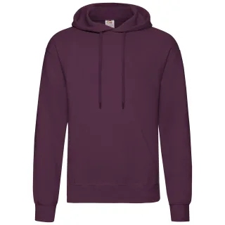 Fruit Of The Loom Unisex Erwachsene Klassisches Sweatshirt mit Kapuze (Burgund)