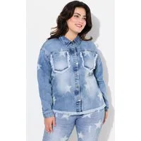 Angel of Style Sommerjacke Jeansjacke Sterne Glitzersteinchen