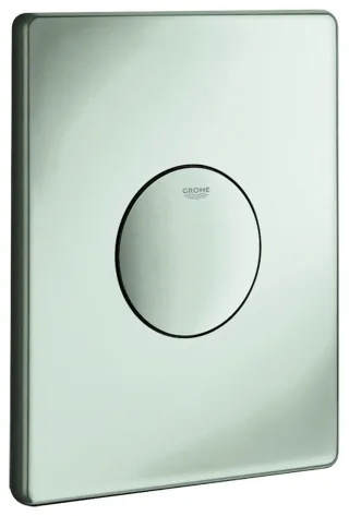 GROHE WC-Betätigung Skate 37547 156x197mmmit Druckknopfbet.mattchrom 37547P00