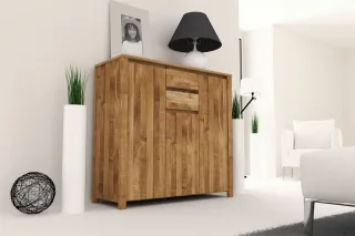 Kommode Schrank MAISON Buche massiv 115x112x45 cm