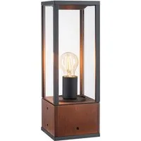 Paulmann LED Gartenstrahler Lichtobjekt Timba IP44 eckig, 60W 230V E27 Holz, ohne Leuchtmittel