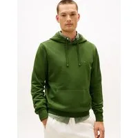 Tommy Hilfiger Hoodie ESSENTIAL TERRY mit Tunnelzug und Flag-Stickerei
