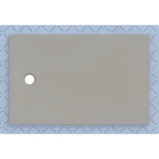 Geberit CleanFloor30 Duschfläche integriert, mit Dichtvlies, grau: 140x90cm,, 551015291 551015291