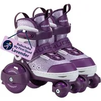 Hudora Rollschuhe My First Quad Skates, verschiedene Farben, Gr. 26-33, größenverstellbar, Belüftungssystem