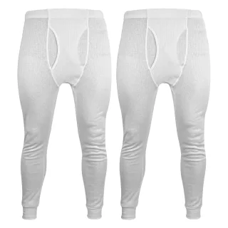2er-Pack Herren Thermo-Langunterhosen | Winter-Basisschicht Thermounterwäsche