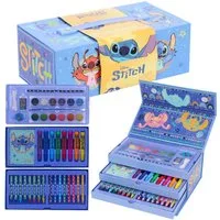 Textiel Trade B.V. Farbkasten Disney Lilo & Stitch Malkasten mit Schublade Kinder Malset ab 3 Jahren