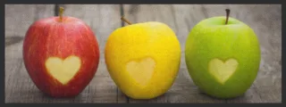 Küchenteppich Apfel 4372 | Größe: 75 cm x 120 cm