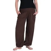 Vishes Haremshose Lange Sommerhose Schlupfhose Einheitsgröße Hippie, Baggyhose, Yogahose