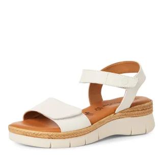 Tamaris - Da.-Sandalette white leather - Gr. - 38