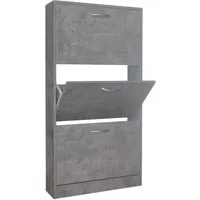 HTI-Line Schuhschrank Schuhschrank Thekla (Stück, 1x Schuhschrank Thekla, ohne Dekoration) Schuhkipper 3 Fächer