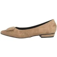 Andres Machado AM5541 Ante Beige Ballerina