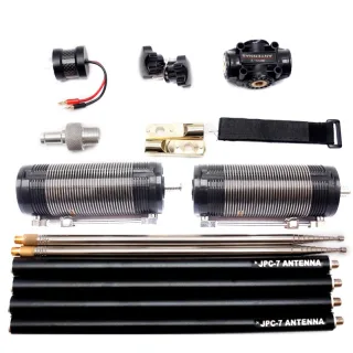 JPC-7 HF Multi-Band QRP Portable Outdoor GP Antenna 40m 20m 15m 10m Lightweight Adjustable Aluminum for Ham Radio