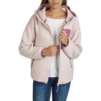 DENIMFY Outdoorjacke Damen Fleecejacke DFLea Regular Fit Übergangsjacke mit Teddyfleece