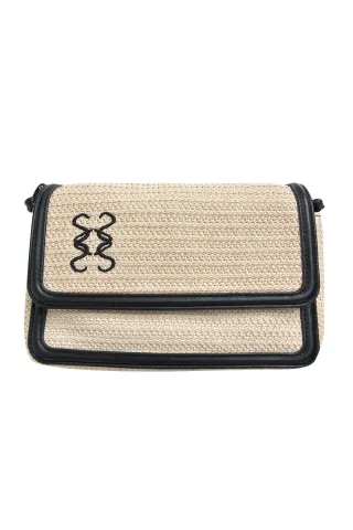 Smith&Soul - Nala Small Raffia Crossbody Bag black - Gr. - One Size